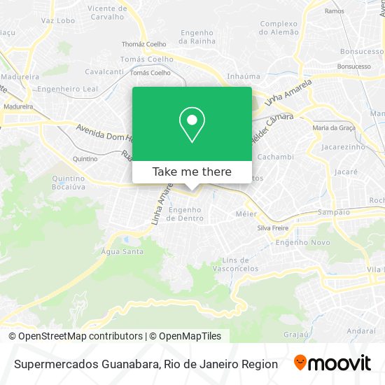 Supermercados Guanabara map