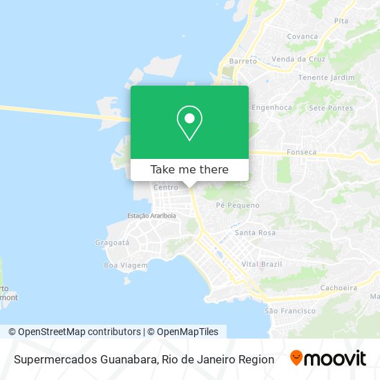 Supermercados Guanabara map