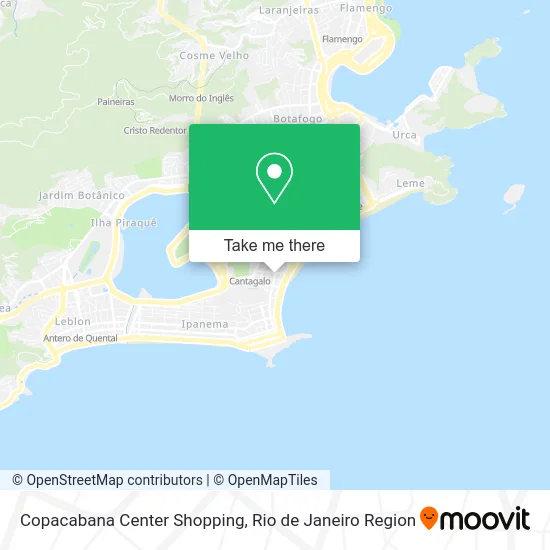 Copacabana Center Shopping map