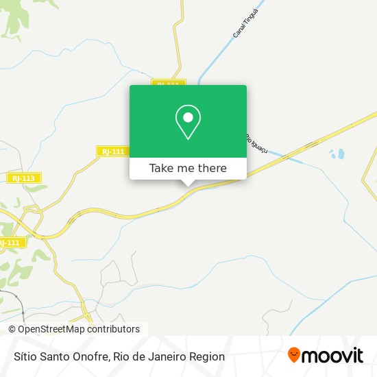Sítio Santo Onofre map