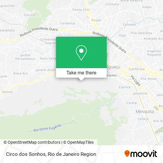 Circo dos Sonhos map