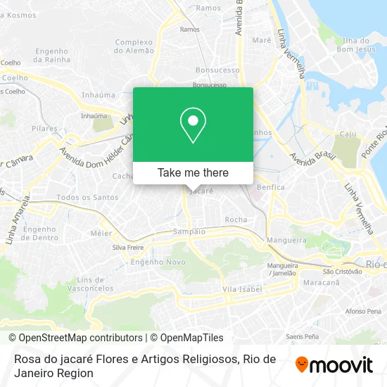 Rosa do jacaré Flores e Artigos Religiosos map