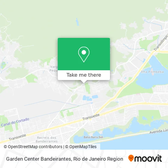 Garden Center Bandeirantes map