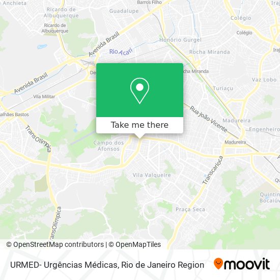 URMED- Urgências Médicas map