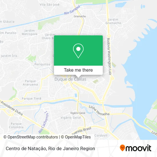 Centro de Natação map