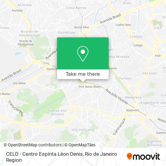 CELD - Centro Espírita Léon Denis map