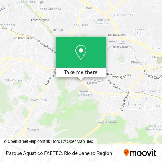 Parque Aquatico FAETEC map