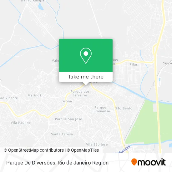 Parque De Diversões map