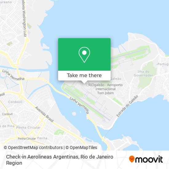 Mapa Check-in Aerolineas Argentinas