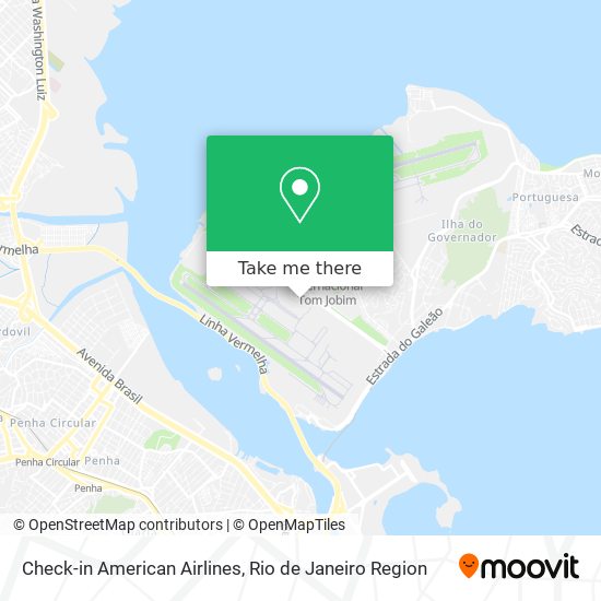 Check-in American Airlines map