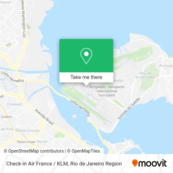 Check-in Air France / KLM map