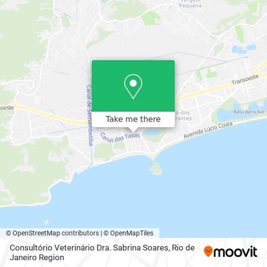 Consultório Veterinário Dra. Sabrina Soares map
