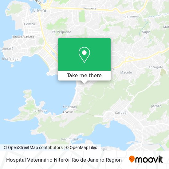 Hospital Veterinário Niterói map