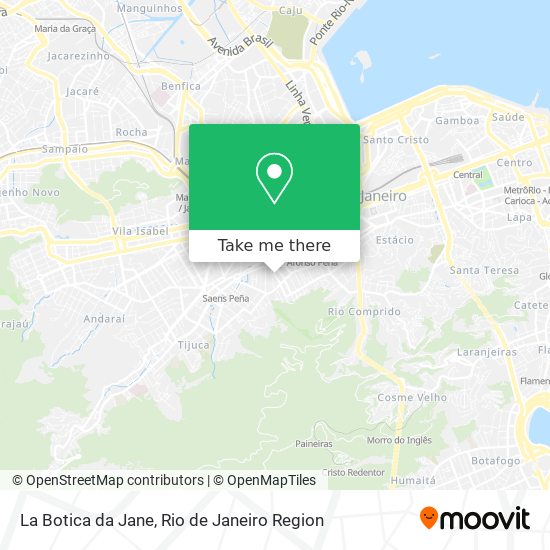 La Botica da Jane map