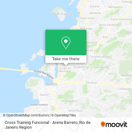 Cross Training Funcional - Arena Barreto map