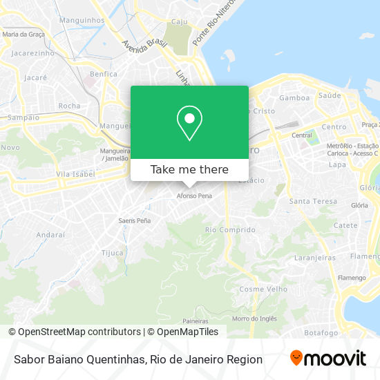 Sabor Baiano Quentinhas map