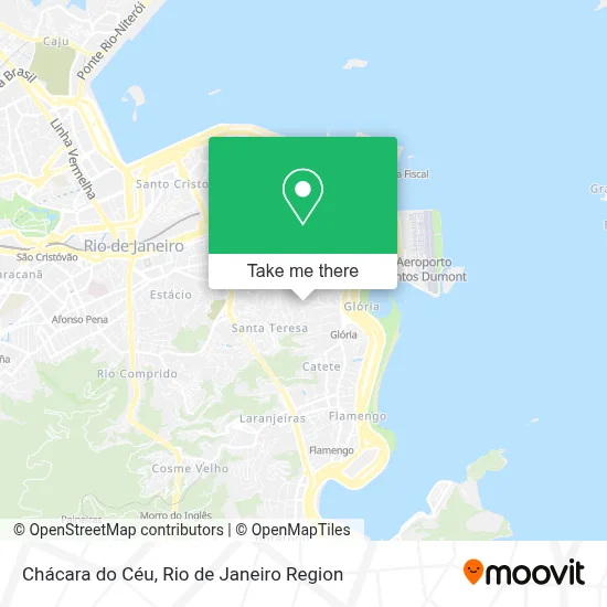 Chácara do Céu map