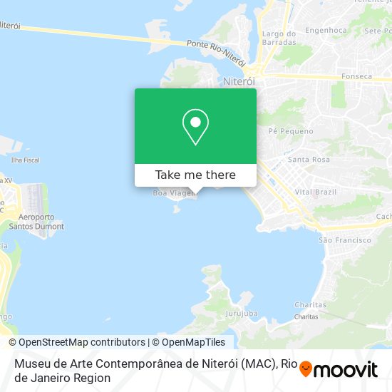 Museu de Arte Contemporânea de Niterói (MAC) map