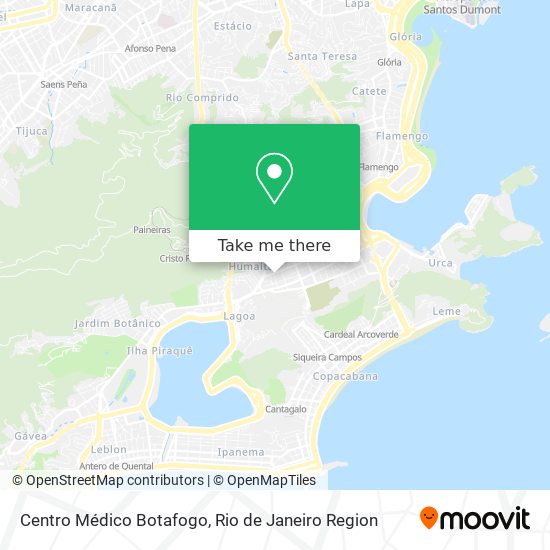 Mapa Centro Médico Botafogo