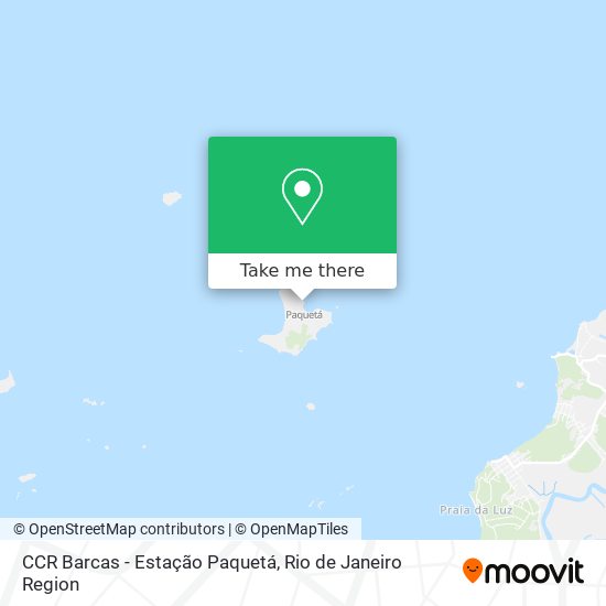 CCR Barcas - Estação Paquetá map
