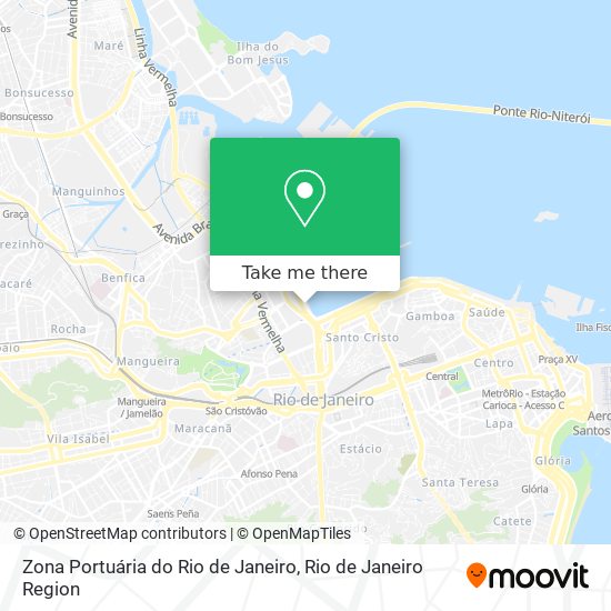 Zona Portuária do Rio de Janeiro map