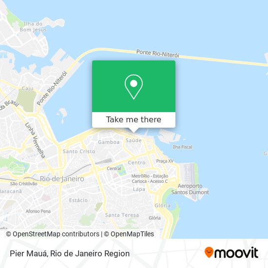 Pier Mauá map