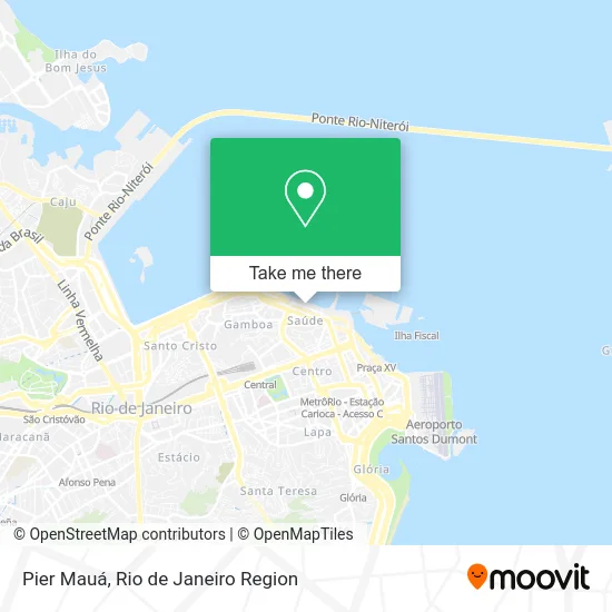 Pier Mauá map