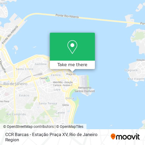 CCR Barcas - Estação Praça XV map