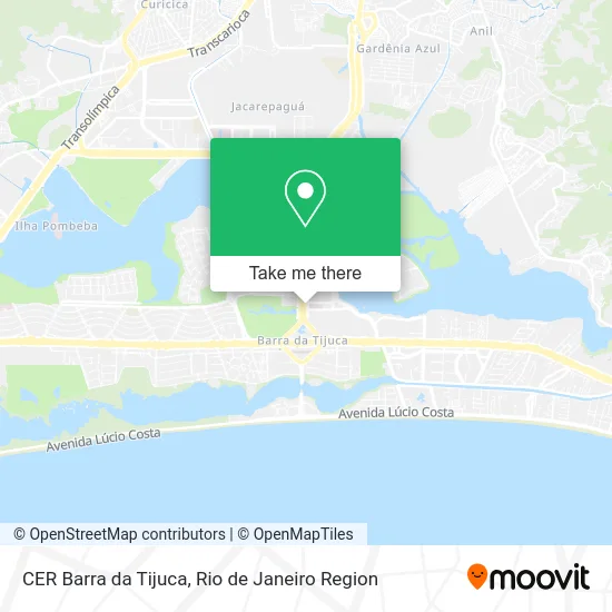 CER Barra da Tijuca map