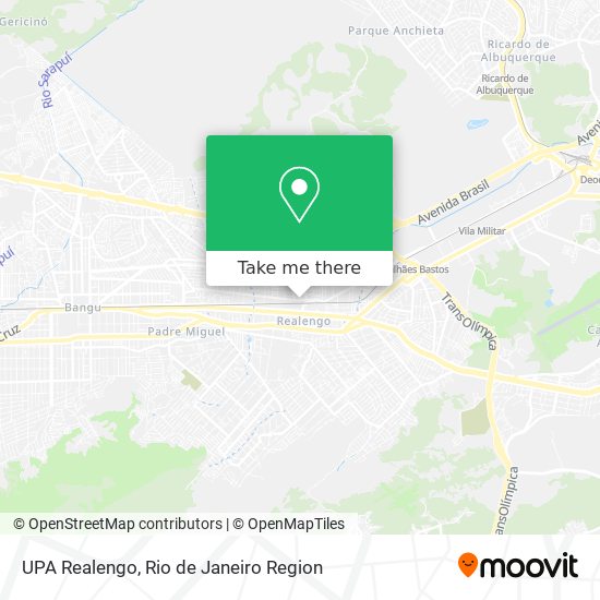 UPA Realengo map