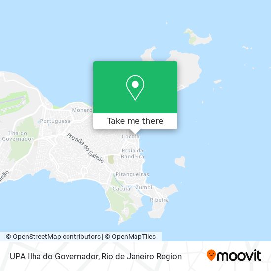 UPA Ilha do Governador map