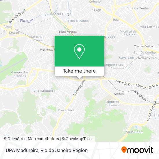 Mapa UPA Madureira