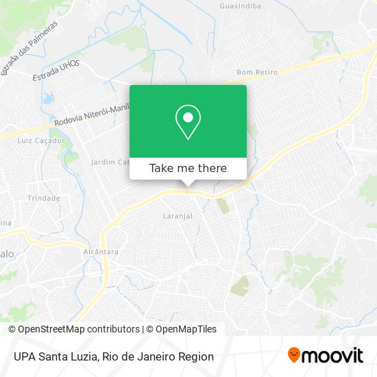 UPA Santa Luzia map
