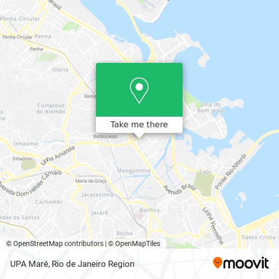 Mapa UPA Maré