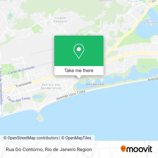 Rua Do Contorno map