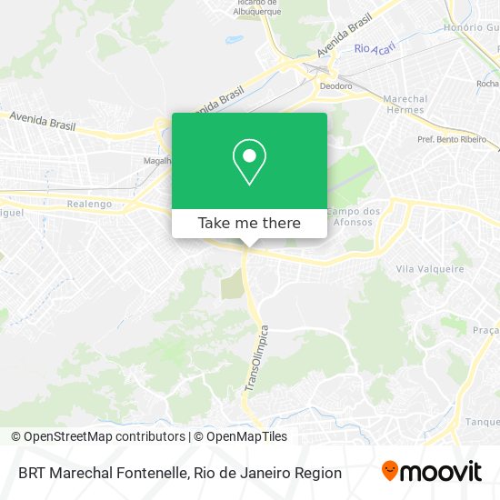 BRT Marechal Fontenelle map