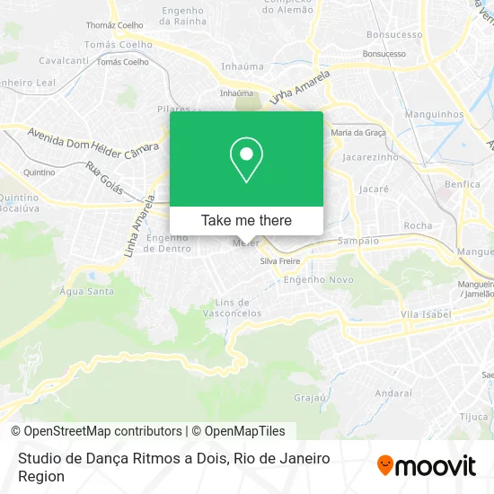 Studio de Dança Ritmos a Dois map