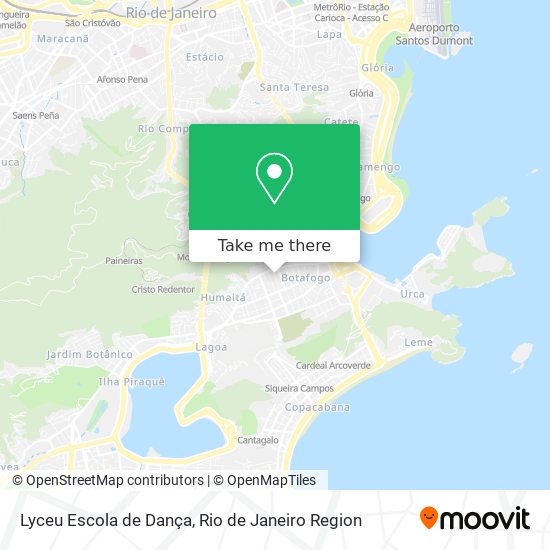 Mapa Lyceu Escola de Dança