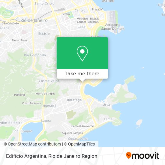Edifício Argentina map
