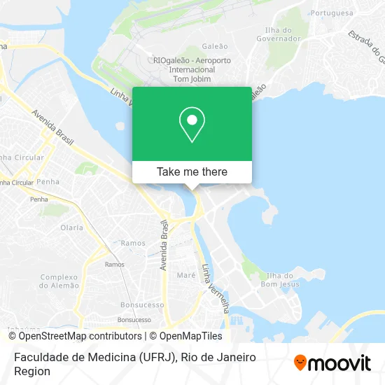 Faculdade de Medicina (UFRJ) map