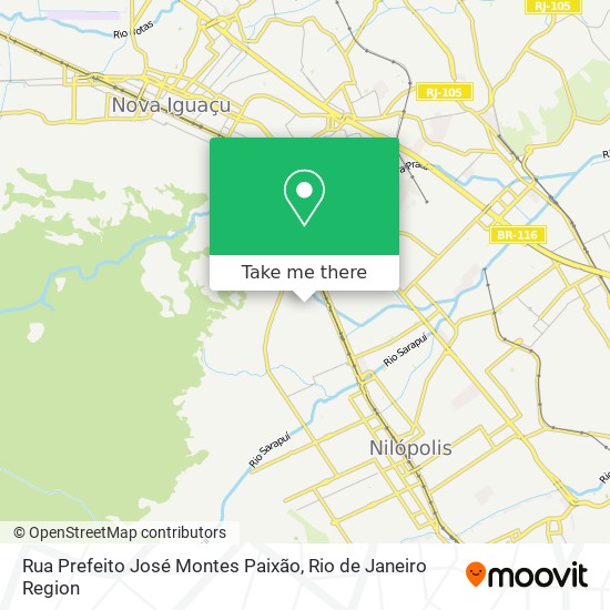 Rua Prefeito José Montes Paixão map