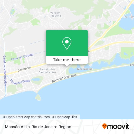 Mansão All In map