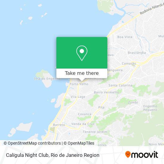 Calígula Night Club map