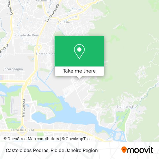 Castelo das Pedras map