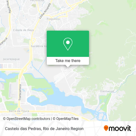 Castelo das Pedras map