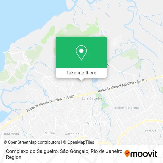 Complexo do Salgueiro, São Gonçalo map