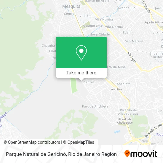 Parque Natural de Gericinó map