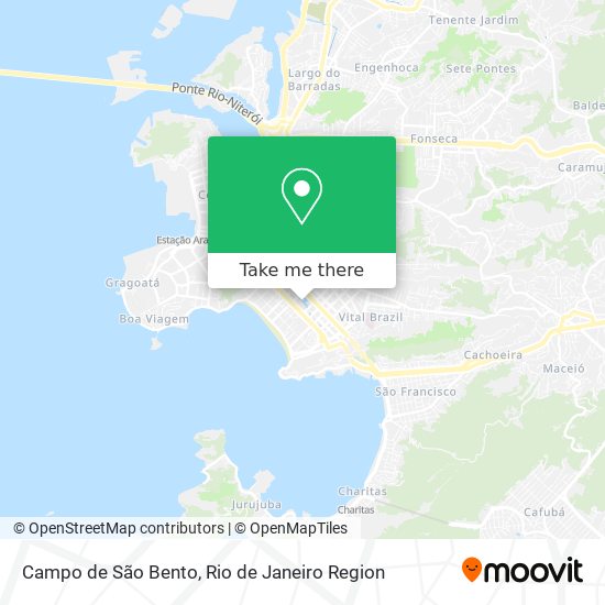Mapa Campo de São Bento