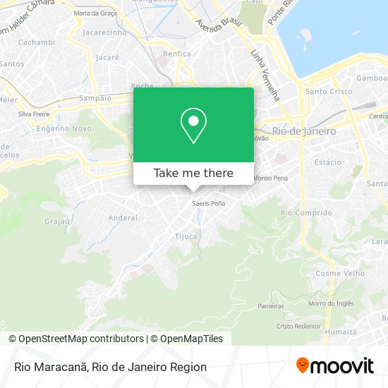 Mapa Rio Maracanã