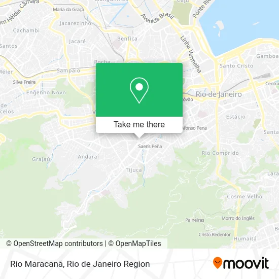 Rio Maracanã map